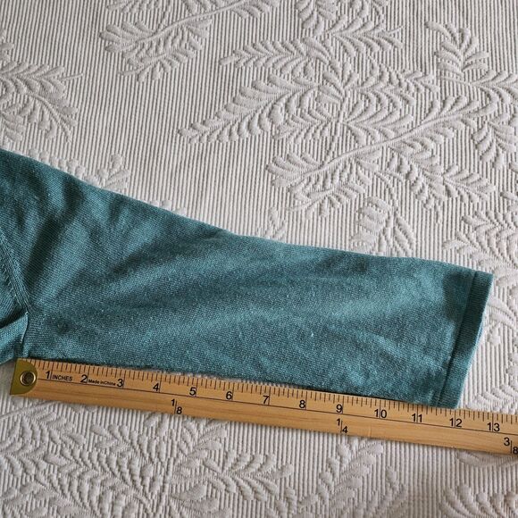 J. JILL Cardigan Size Small Sweater V-Neck Linen Blend Long Sleeve - Picture 6 of 8